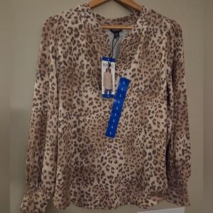 Leopard Print Blouse